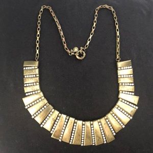 J. Crew Brushed Gold “Egyptian” Necklace